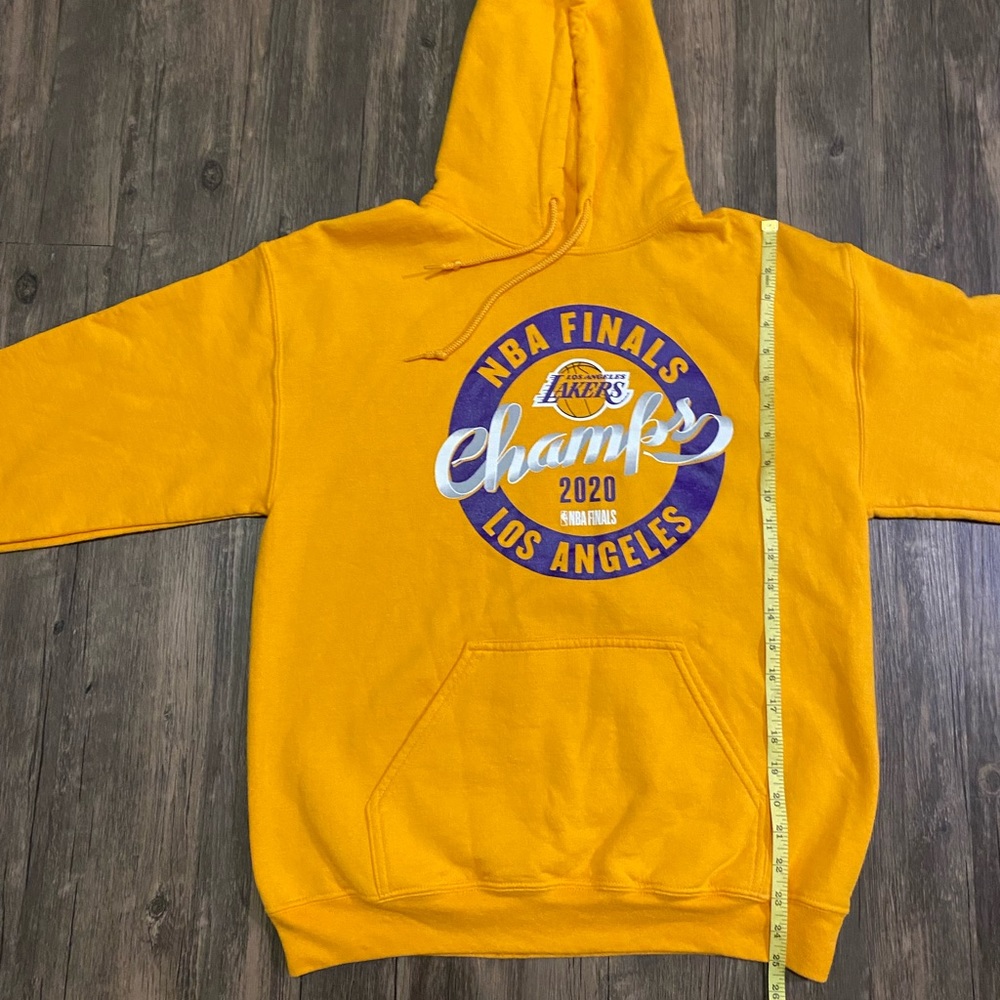 Los Angeles Lakers Fanatics 2020 NBA Champions Fitted Pull Over Hoodie MEDIUM